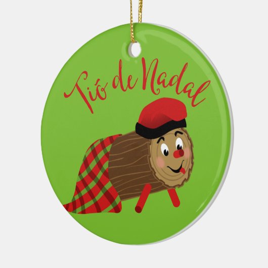 Tio De Nadal Keramisch Ornament (Links)