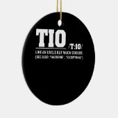 Tio Definition Vaderdag Spaanse oom Keramisch Ornament (Rechts)