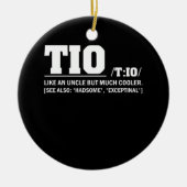 Tio Definition Vaderdag Spaanse oom Keramisch Ornament (Voorkant)