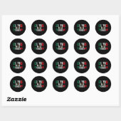 Tio Mas Chingon Mexicaans Grappig Spaans Oom Vader Ronde Sticker (Vel)