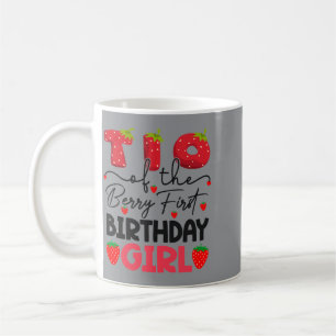 Tio Of The Berry Eerste Verjaardag Meisje Aardbei Koffiemok