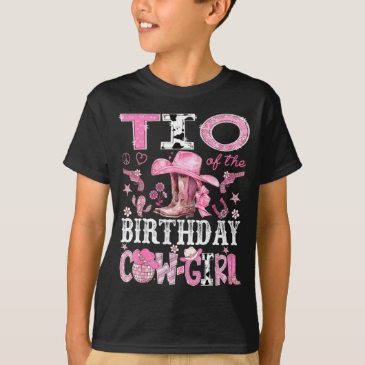 Tio Of The Birthday Cow-girl Nk Disco Rodeo Tio  T-shirt (Voorkant)