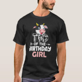 Tio van de 'Birthday Girl Koe Boerderij' Koe Tio T-shirt (Voorkant)