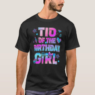 Tio Van De K-Pop Verjaardagsmeisjes Koreaanse Muzi T-shirt