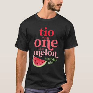 Tio van de One In A Melon-verjaardagsmeisje waterm T-shirt