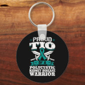 Tio van een polycysteuze nierziekte krijger oom P Sleutelhanger (Voorkant)