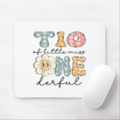 Tio van kleine Miss Onederful 1e verjaardag meisje Muismat (Met muis)