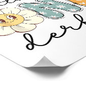 Tio van kleine Miss Onederful 1e verjaardag meisje Poster (Hoek)