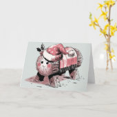 Tió van Nadal Kaart (Gele Bloem)