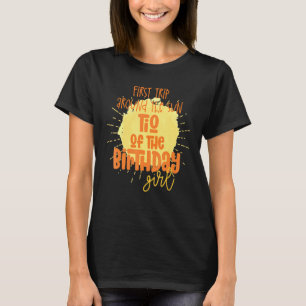 Tio Verjaardag Meisje Eerste Reis Rond De Zon Gala T-shirt