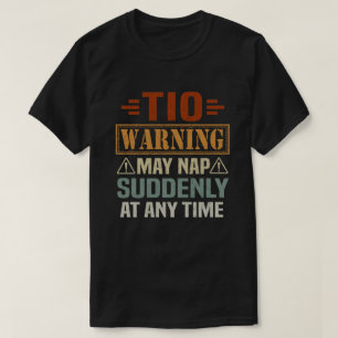 Tio waarschuwing kan op elk moment plotseling duik t-shirt