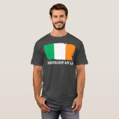 Tiocfaidh Ar La Ireland Flag Retro  T-shirt (Voorkant volledig)