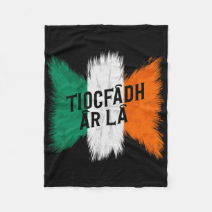 Tiocfaidh Ar La Vintage Ierland Ierse Vlag Ierse R Fleece Deken
