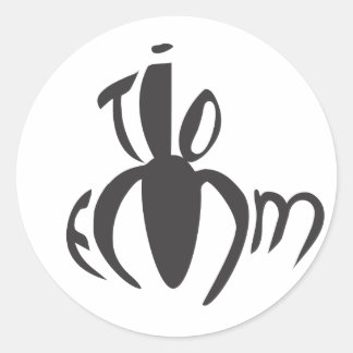 TioEmm-Sticker Ronde Sticker