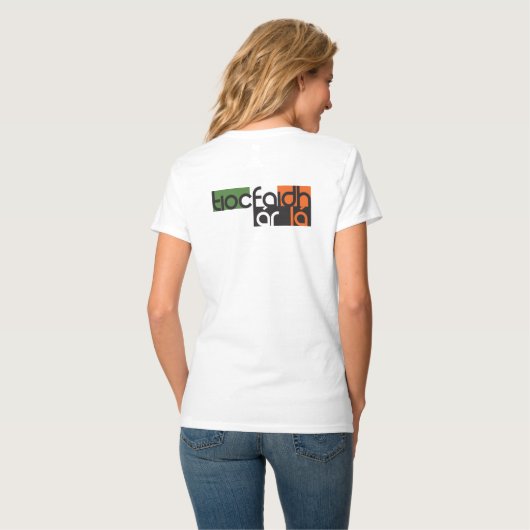 Tiofaidh-ár-lá wit T-shirt (Achterkant volledig)