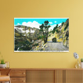 Tioga Road High Sierra tussen Tahoe en Yosemit Canvas Afdruk (Insitu (Woonkamer))