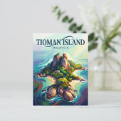 Tioman-eiland Maleisië Briefkaart (Staand voorkant)