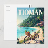 Tioman-eiland Maleisië Briefkaart (Voorkant / Achterkant)