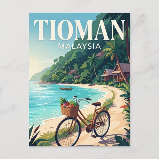 Tioman-eiland Maleisië Briefkaart (Voorkant)