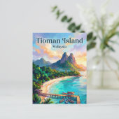 Tioman-eiland Maleisië Briefkaart (Staand voorkant)