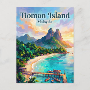 Tioman-eiland Maleisië Briefkaart