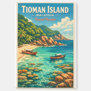 Tioman-eiland, Maleisië, in een levendig tropisch Magneet