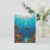 Tioman Maleisië Scuba Diving Briefkaart (Staand voorkant)