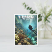 Tioman Maleisië Scuba Diving Briefkaart (Staand voorkant)