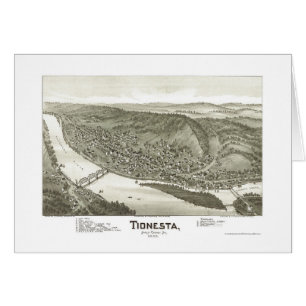 Tionesta, PA Panoramic Map - 1896