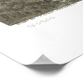 Tionesta Pennsylvania 1896 Antiek Panorama Poster (Hoek)