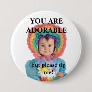 TIP-BUTTON RONDE BUTTON 7,6 CM