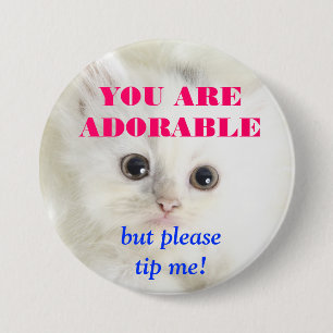 TIP-BUTTON RONDE BUTTON 7,6 CM