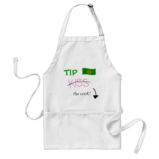 Tip de Cook! Apron Standaard Schort (Voorkant)