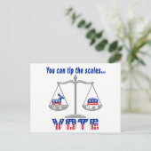 Tip de Schaalstemming Briefkaart (Staand voorkant)