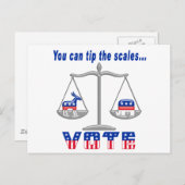 Tip de Schaalstemming Briefkaart (Voorkant / Achterkant)