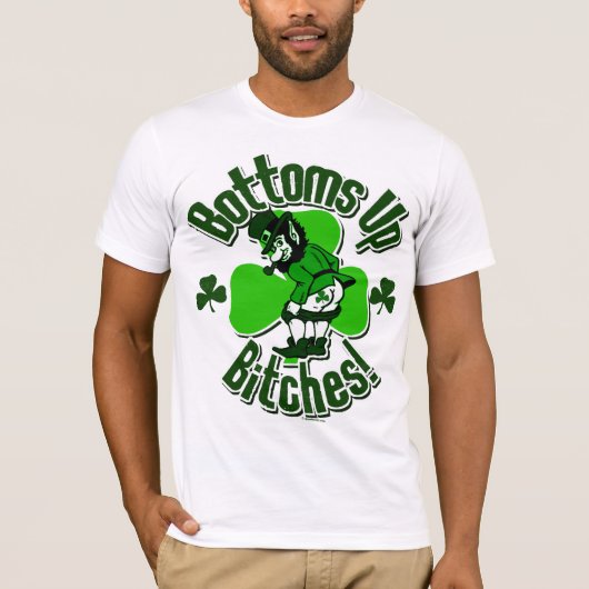 Tip die botten omhoog, Leprechauns. T-shirt (Voorkant)
