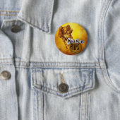 Tip.Het Gilded Warrior Ronde Button 5,7 Cm (In situ)