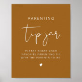 Tip Jar en Advice Sign Poster (Voorkant)