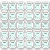 Tip Jar Geld Tracking Planner Sticker (Voorkant)
