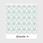Tip Jar Geld Tracking Planner Sticker (Vel)