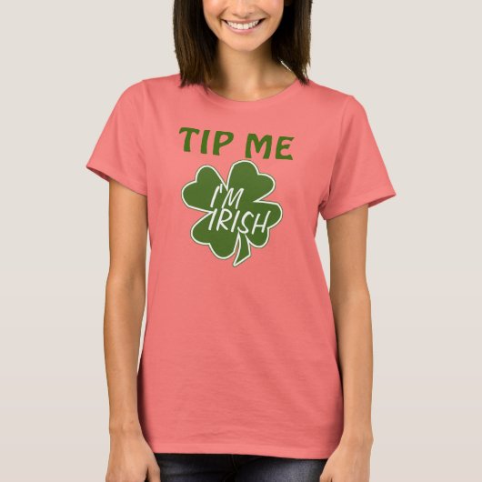 Tip me Ik ben Iers T-shirt (Voorkant)