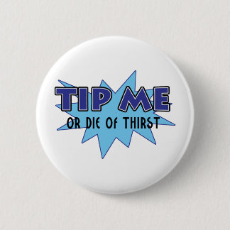 Tip me of dood van de derde ronde button 5,7 cm