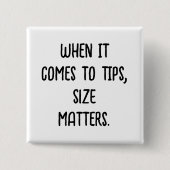 Tip Me Pin Vierkante Button 5,1 Cm (Voorkant)