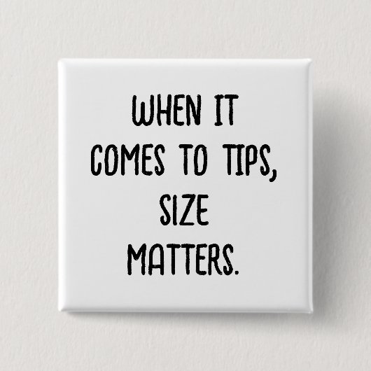 Tip Me Pin Vierkante Button 5,1 Cm (Voorkant)