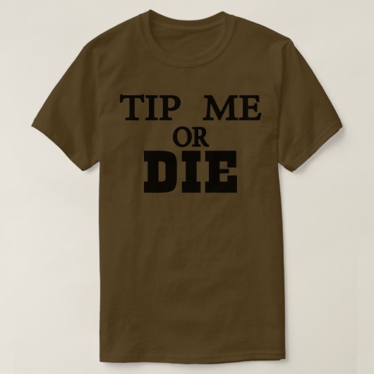tip me t-shirt (Design voorkant)