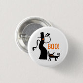 Tip o' het Pet Halloween Ghost Button (Voorkant /achterkant)