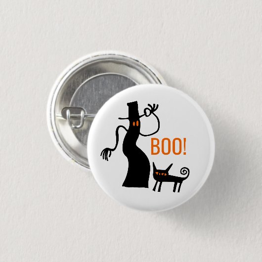Tip o' het Pet Halloween Ghost Button (Voorkant /achterkant)