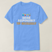 Tip roekeloos Bartender Booze Server Funny Gift T-shirt (Design voorkant)