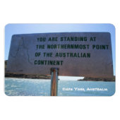 Tip Sign, Cape York Australië - Premium Magnet Magneet (Horizontaal)