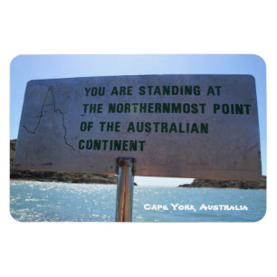 Tip Sign, Cape York Australië - Premium Magnet Magneet